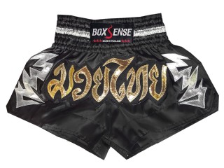 Short de Muay Thai Boxsense : BXS-090-Noir