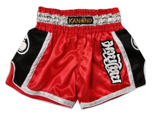 Kanong Rétro Short Muay Thai : KNSRTO-208-Rouge