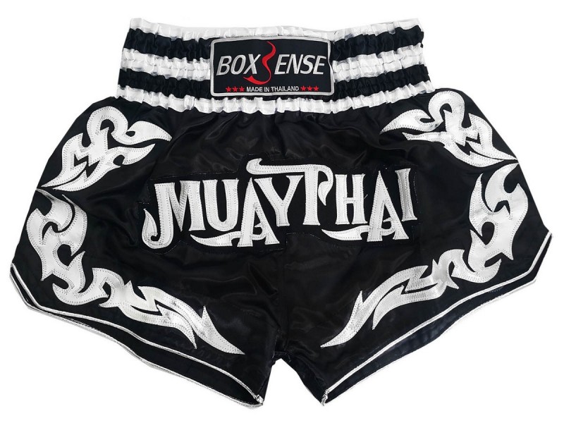 Short de Muay Thai Boxsense : BXS-076-Noir