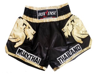 Short Muay Thai Enfants Boxsense : BXS-303-Or-K