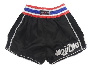 Boxsense Rétro Short Muay Thaï : BXSRTO-001-Noir