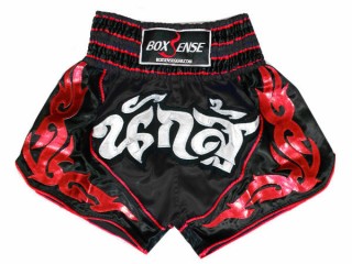 Short de Muay Thai Boxsense : BXS-063-Noir