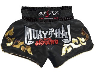 Short de Muay Thai Boxsense : BXS-092-Noir