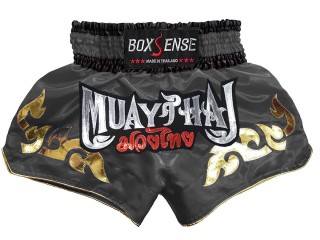 Short de Muay Thai Boxsense : BXS-092-Gris