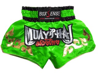 Short de Muay Thai Boxsense : BXS-092-Citron vert