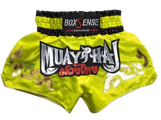 Short de Muay Thai Boxsense : BXS-092-Jaune