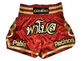 Short boxe anglaise Personnalisé : KNBXCUST-2002