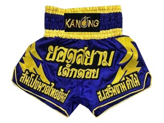Short de Muay Thai Kick Boxe Personnalisé : KNSCUST-1015