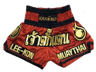 Short de Muay Thai Kick Boxe Personnalisé : KNSCUST-1017