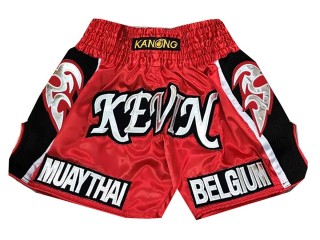 Short de Muay Thai Kick Boxing Personnalisé : KNSCUST-1031