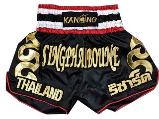 Short de Muay Thai Kick Boxing hommes Personnalisé : KNSCUST-1035