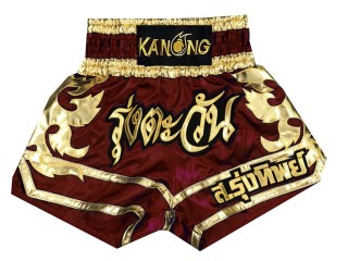 Short de Muay Thai Kickboxing hommes Personnalisé : KNSCUST-1039