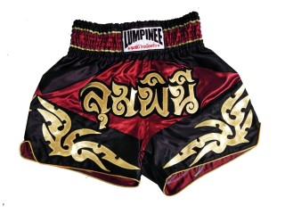 Lumpinee Short de Boxe Thai : LUM-049-Rouge