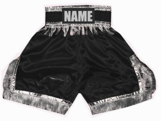 Short boxe anglaise Personnalisé : KNBSH-018-Noir