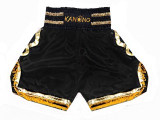 Troncs de Boxe Kanong : KNBSH-201-Noir-Or