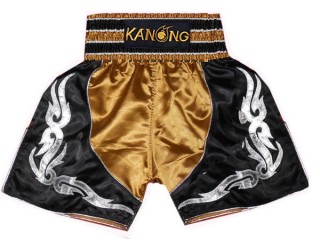 Troncs de Boxe Kanong : KNBSH-202-Or-Noir