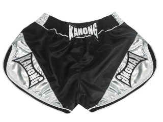 Short Boxe femme Kanong : KNSRTO-201-Noir-Argent