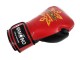 Gants de boxe en cuir véritable Kanong : Rouge/Noir