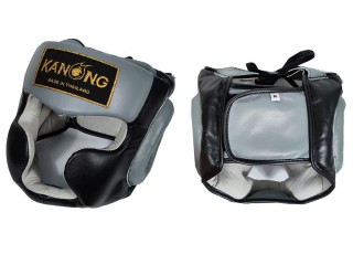 Casque peau de vache Kanong : Gris/Noir