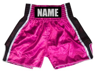 Short de Boxe Personnalisé : KNBSH-027-Rose