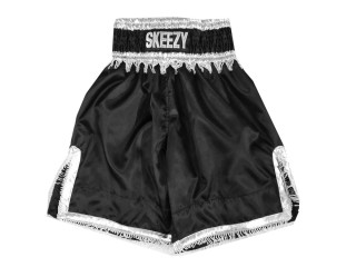 Short de boxe personnalisé créer le short de boxe: KNBXCUST-2034-Noir