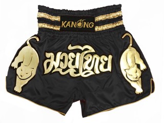 Kanong Short Boxe Thai : KNS-135-Noir