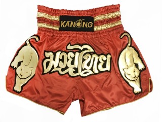 Kanong Short Boxe Thai : KNS-135-Rouge