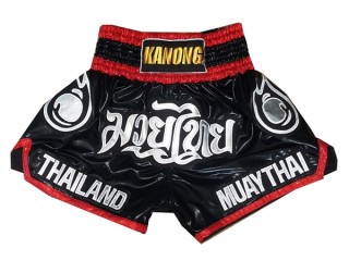 Kanong Short Muay Thai : KNS-118-Noir