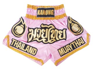 Short de Boxe Femme Kanong : KNS-118-Rose