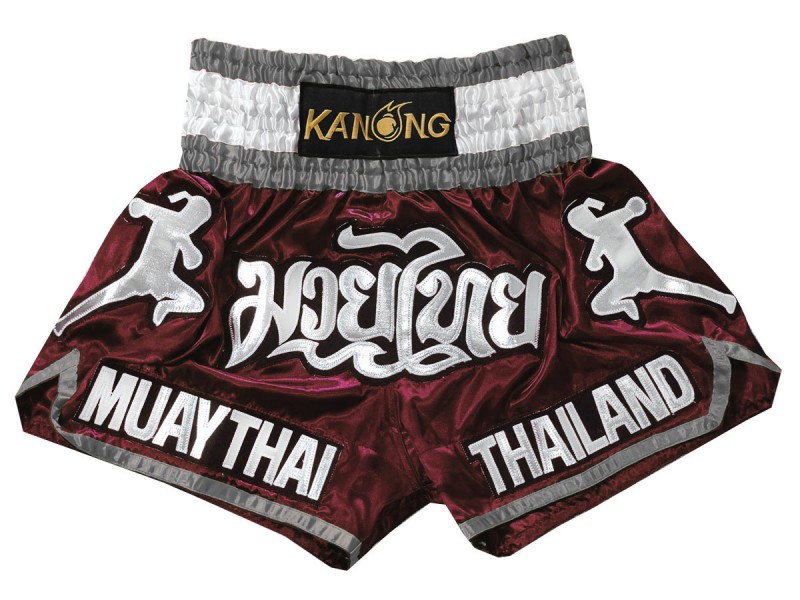 Kanong Short Muay Thai : KNS-133-Bordeaux