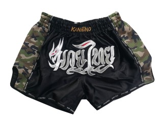 Kanong Rétro Short Muay Thai : KNSRTO-231-Noir