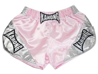 Short de Boxe Femme Kanongs : KNSRTO-201-Rose-Argent