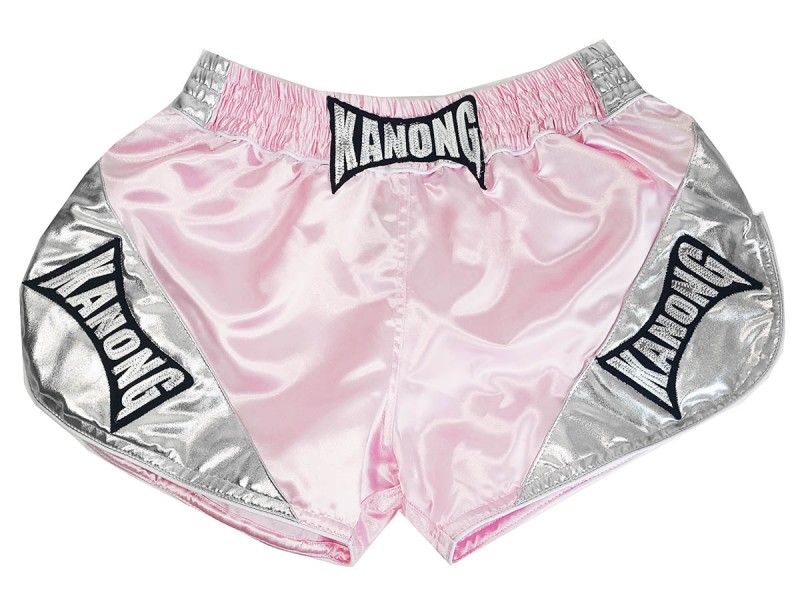 Shorts Boxe Anglaise Personnalisé : KNBSH-027-Rose