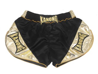 Short de Boxe Femme Kanong : KNSRTO-201-Noir-Or