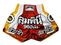 Lumpinee Short de Boxe Thai : LUM-001-Rouge