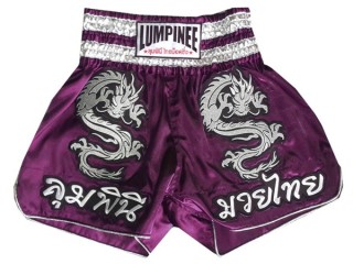 Lumpinee Short de Boxe Thaï : LUM-38 Violet