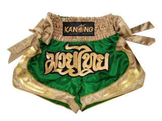 Kanong Short de Muay Thaï : KNS-132-Vert