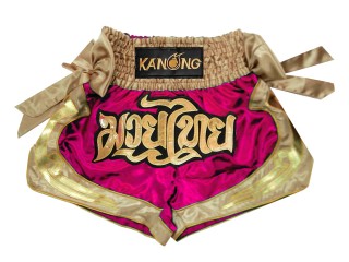 Kanong Short de Muay Thai : KNS-132-Rose