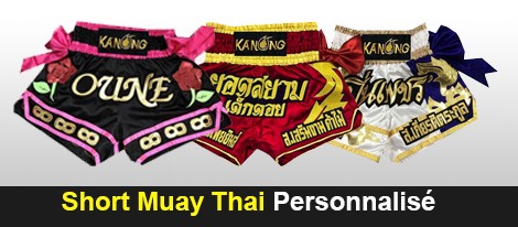 Short de Boxe Muay Thai Personnalisé : KNSCUST-1023