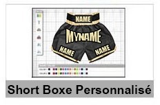 Short de Boxe Muay Thai Personnalisé : KNSCUST-1023